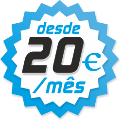 Apenas 20€/Mês